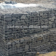 Standard galvanized gabion box from China ISO9001 factory,4mmX1mX1m welded wire mesh galfan gabion basket on sale